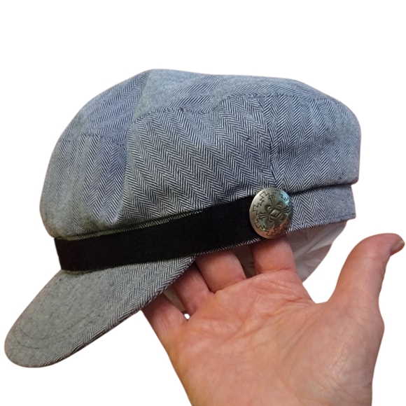 Brixton Upcycled Newsboy Cap - Picture 2 of 6
